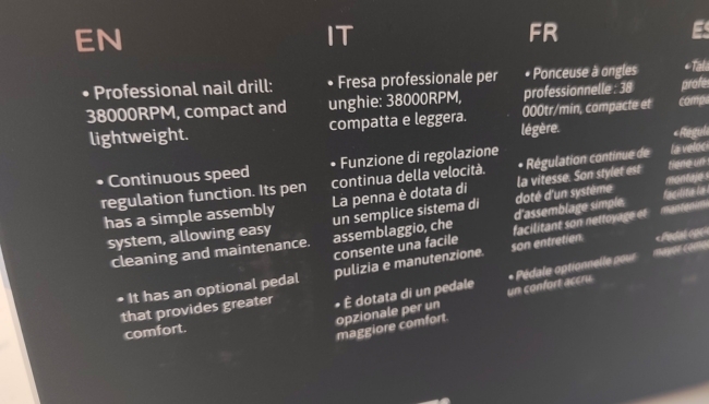 Precisione e Potenza | Fresa per Unghie Onyx Pro by Kiepe